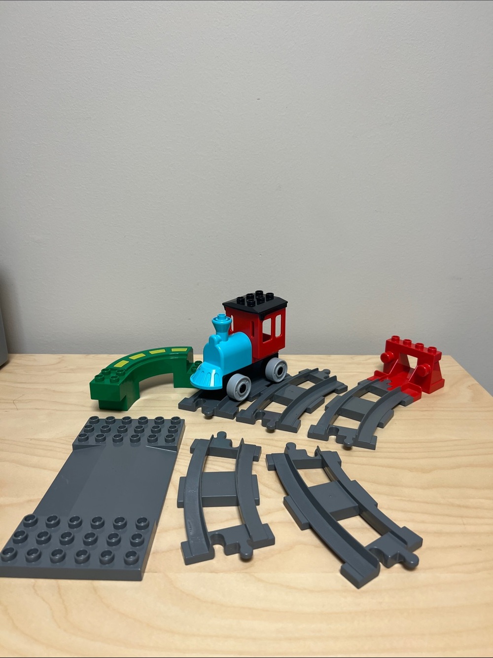 LEGO DUPLO train tracks and train - Toddler Toy